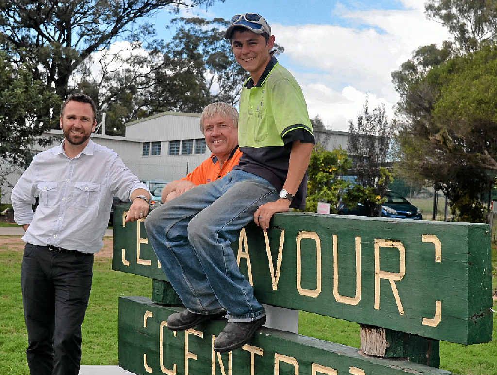 READY TO GO: Endeavour events co-ordinator Joel Stephens, service manager Terry Politich and Endeavour centre employee Jamie Thompson. READY TO GO: Endeavour events co-ordinator Joel Stephens, service manager Terry Politich and Endeavour centre employee Jamie Thompson.